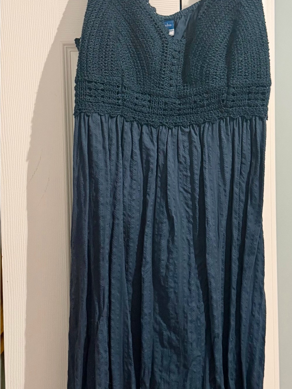 Blue Crochet Waist Maxi Dress - Brand: Old Navy